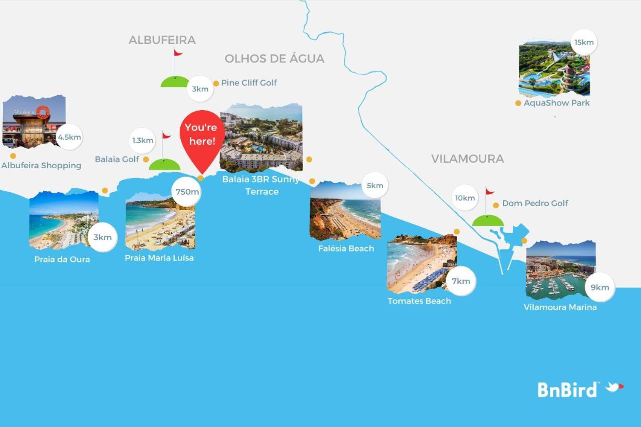 Apartament Balaia 3Br Sunny Terrace Albufeira Zewnętrze zdjęcie